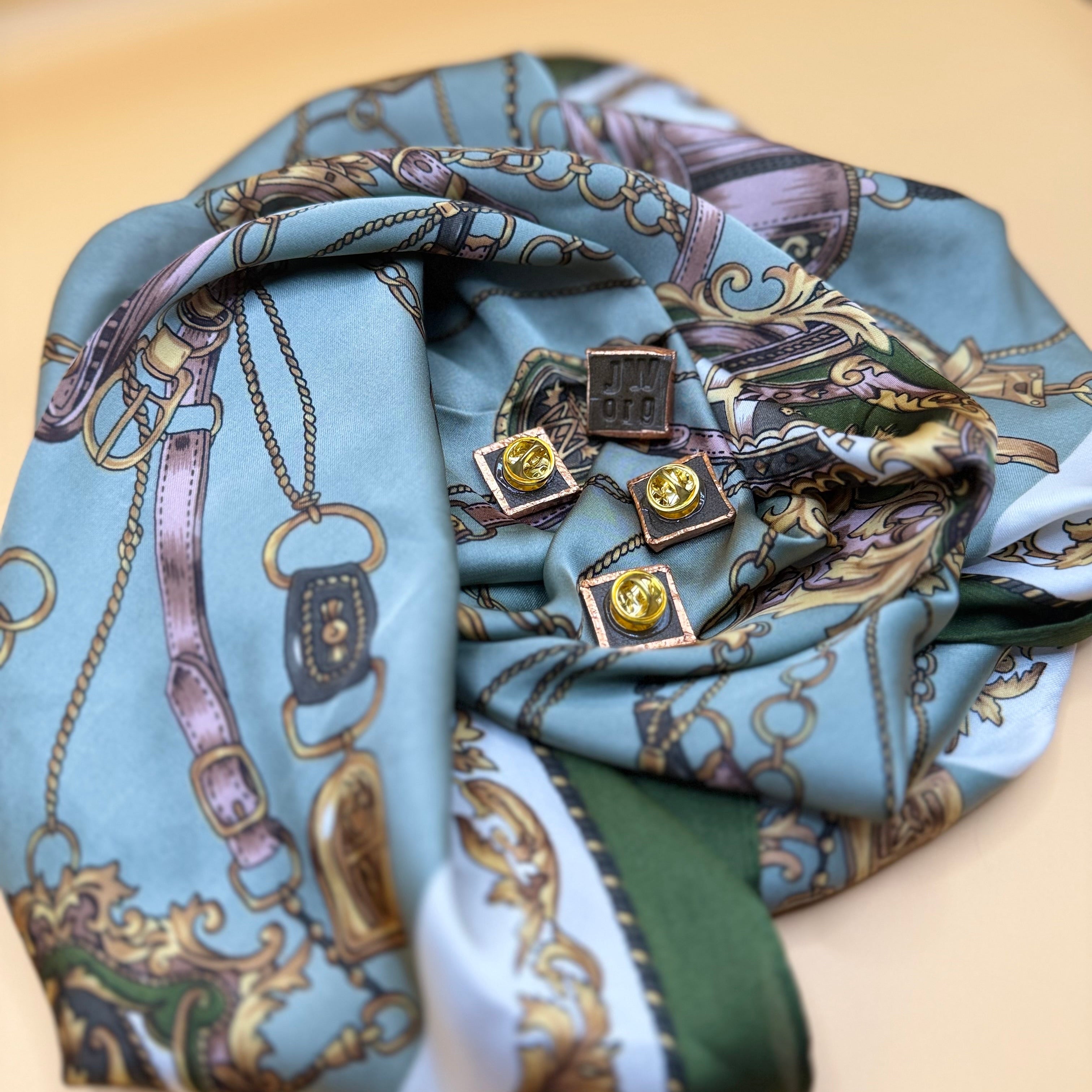 Copper & Clay JW Lapel Pins (Square)