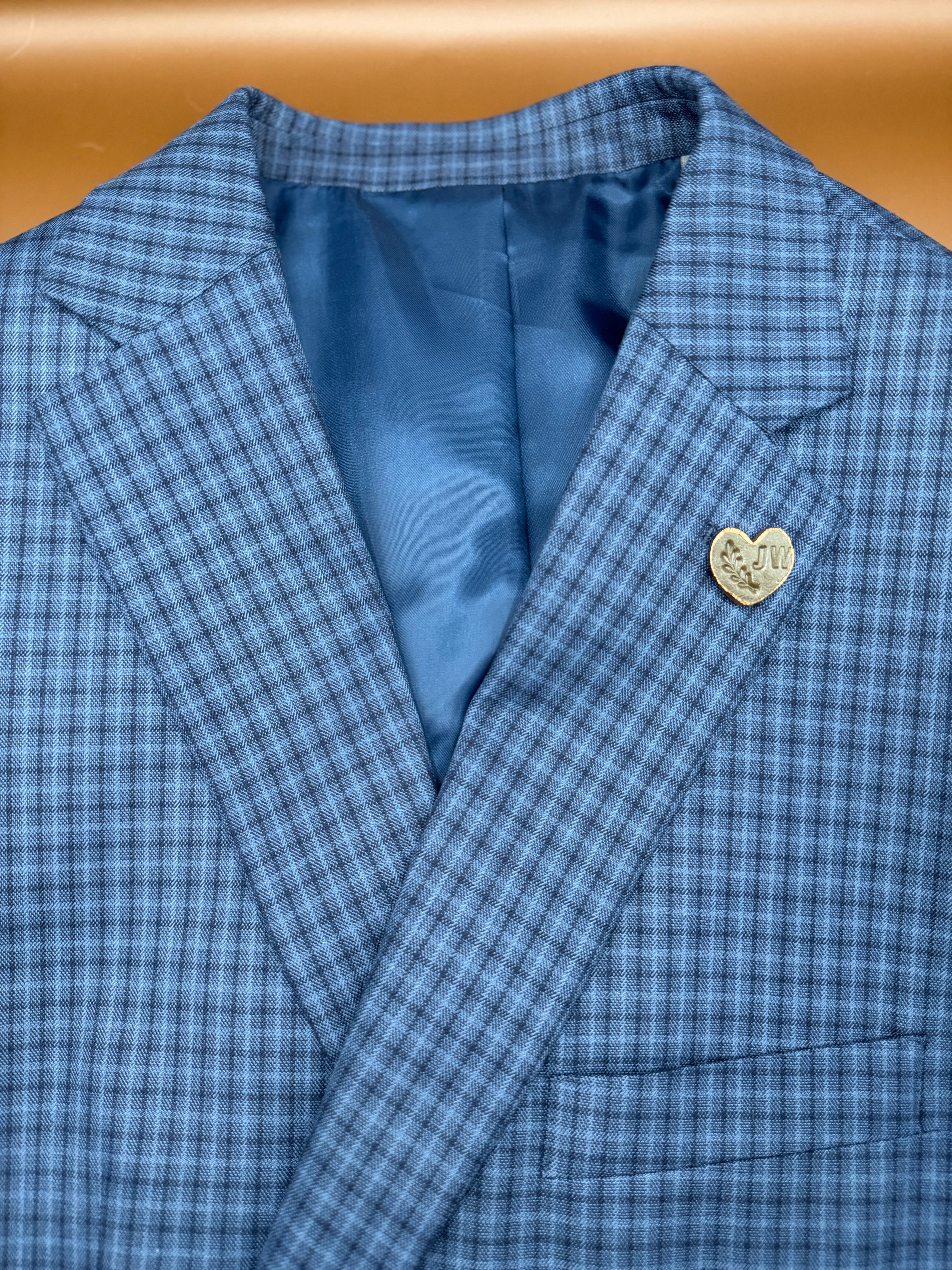 Copper & Clay JW Lapel Pins (Heart)