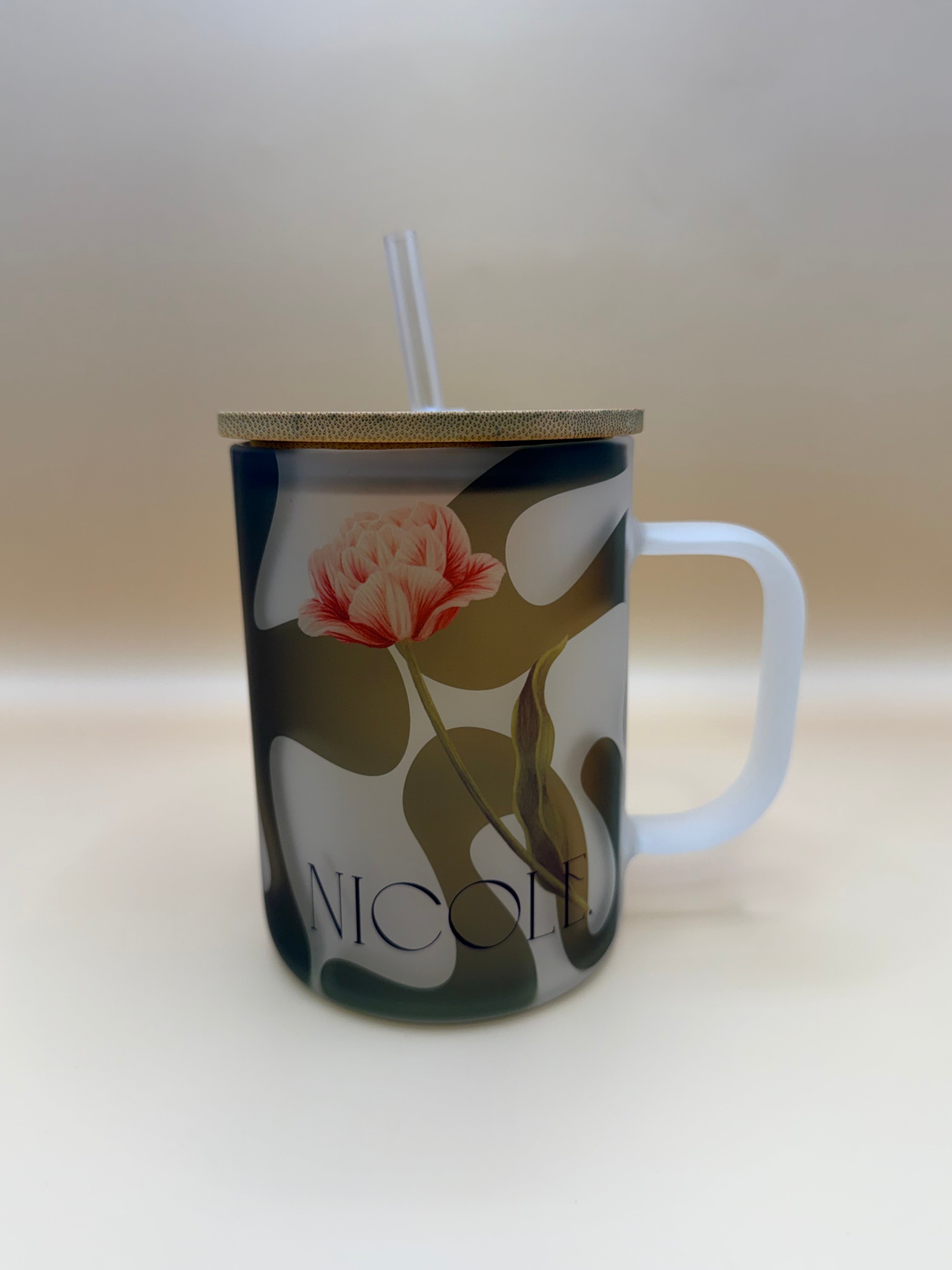 "Say My Name Say My Name" – Personalized Frosted Glass Travel Mug