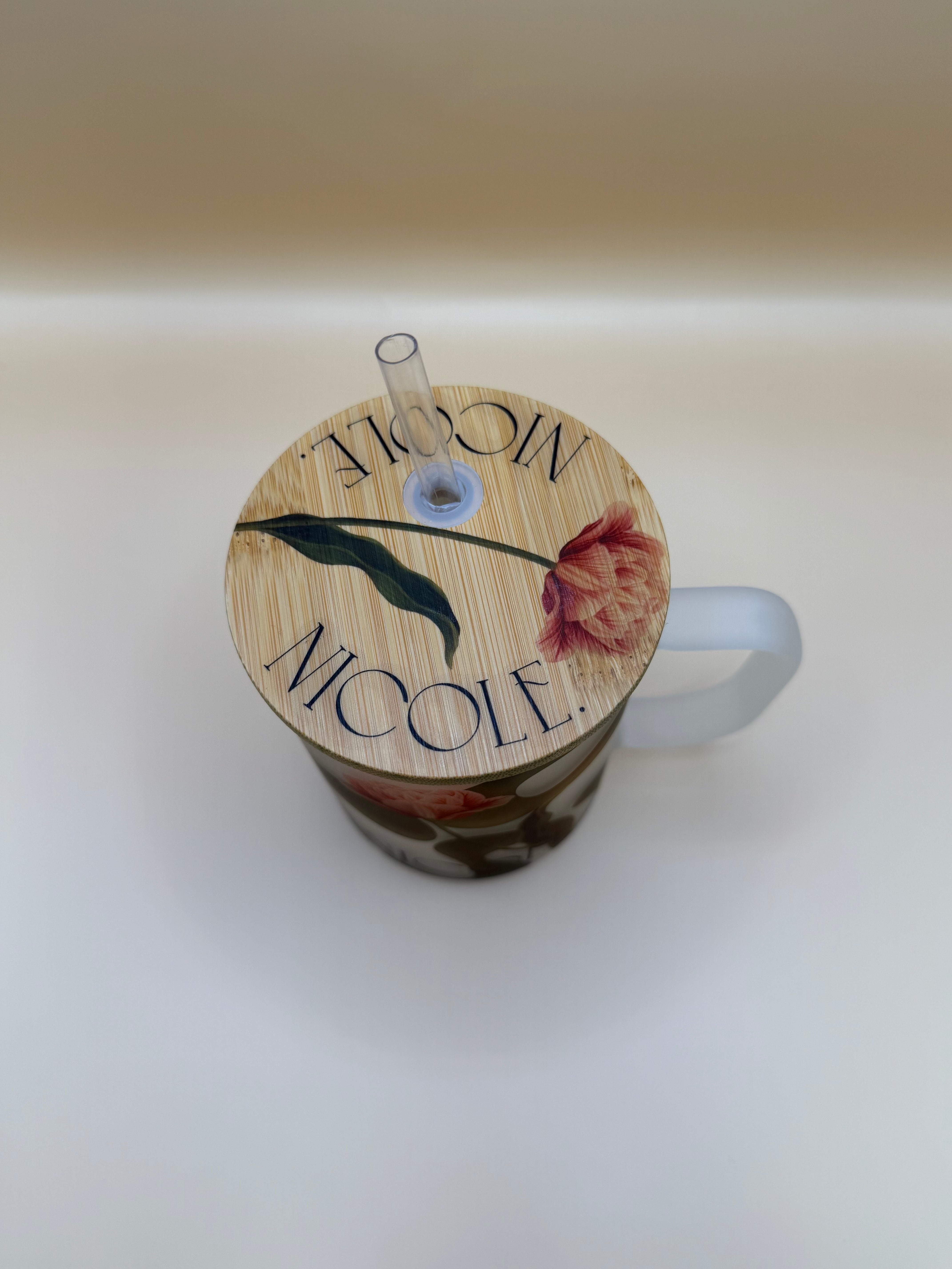 "Say My Name Say My Name" – Personalized Frosted Glass Travel Mug