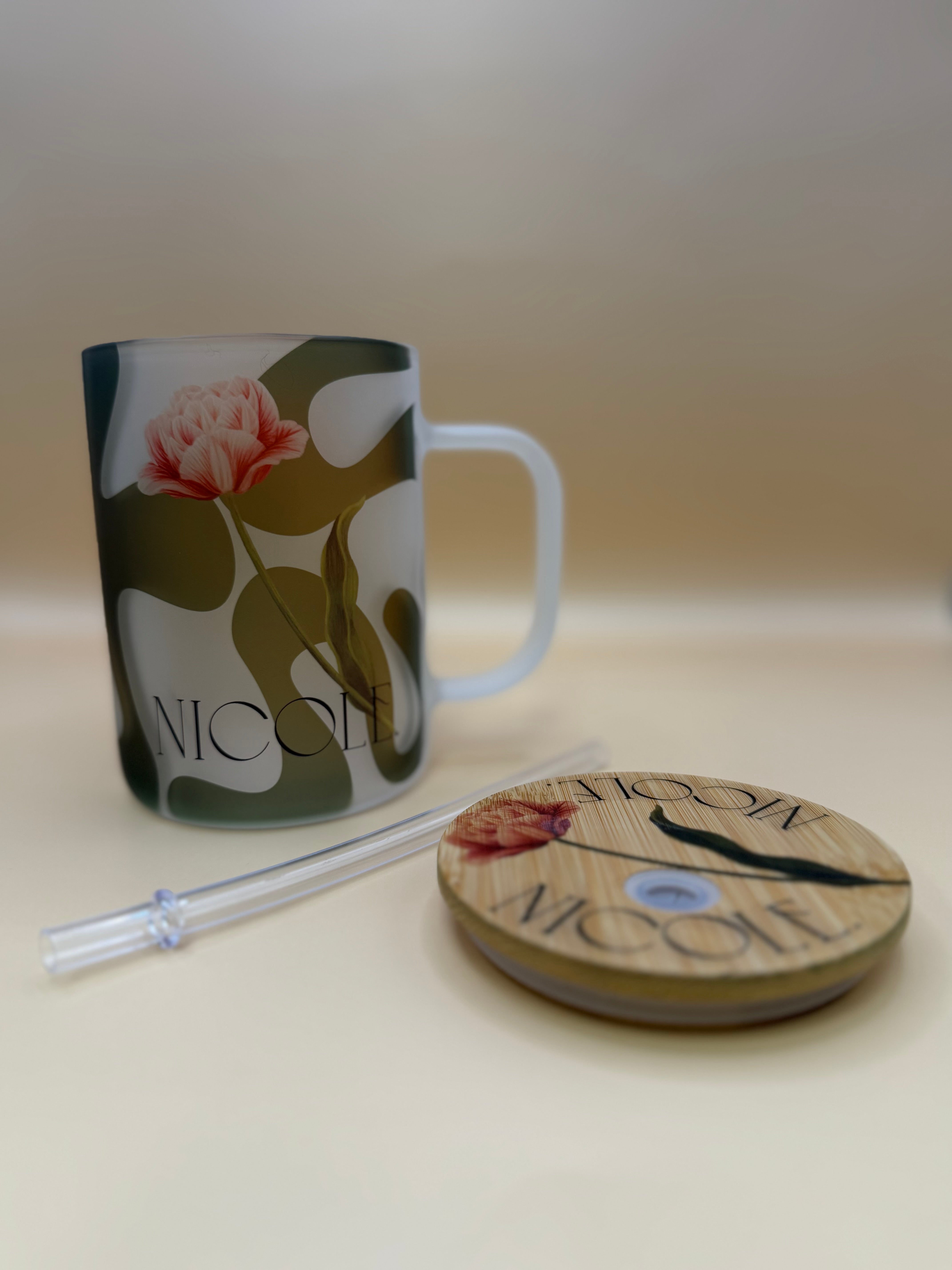 "Say My Name Say My Name" – Personalized Frosted Glass Travel Mug