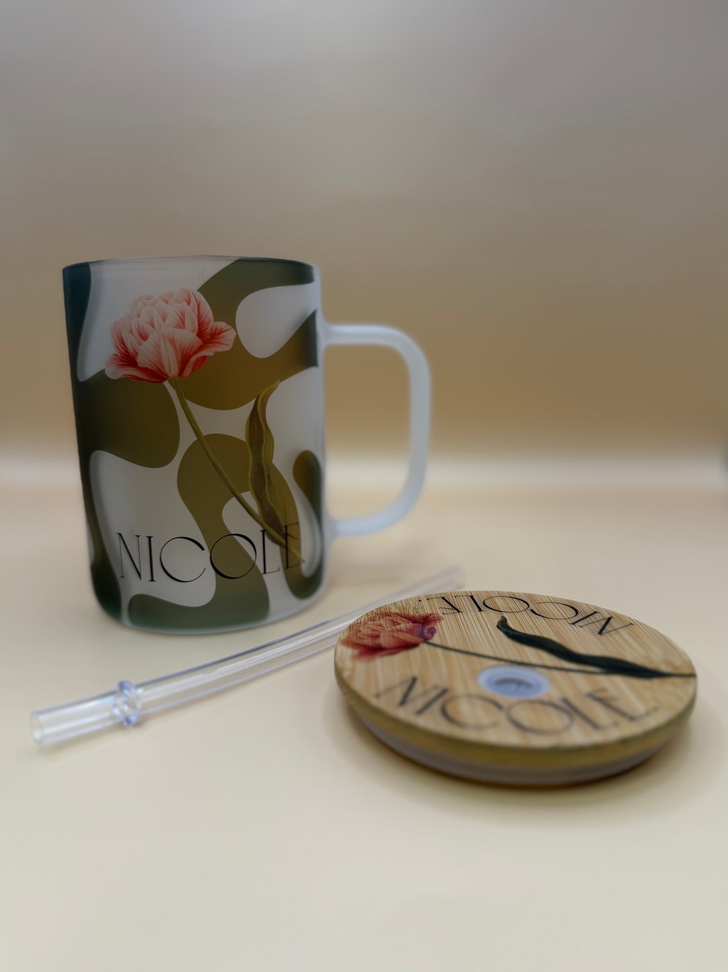 "Say My Name Say My Name" – Personalized Frosted Glass Travel Mug