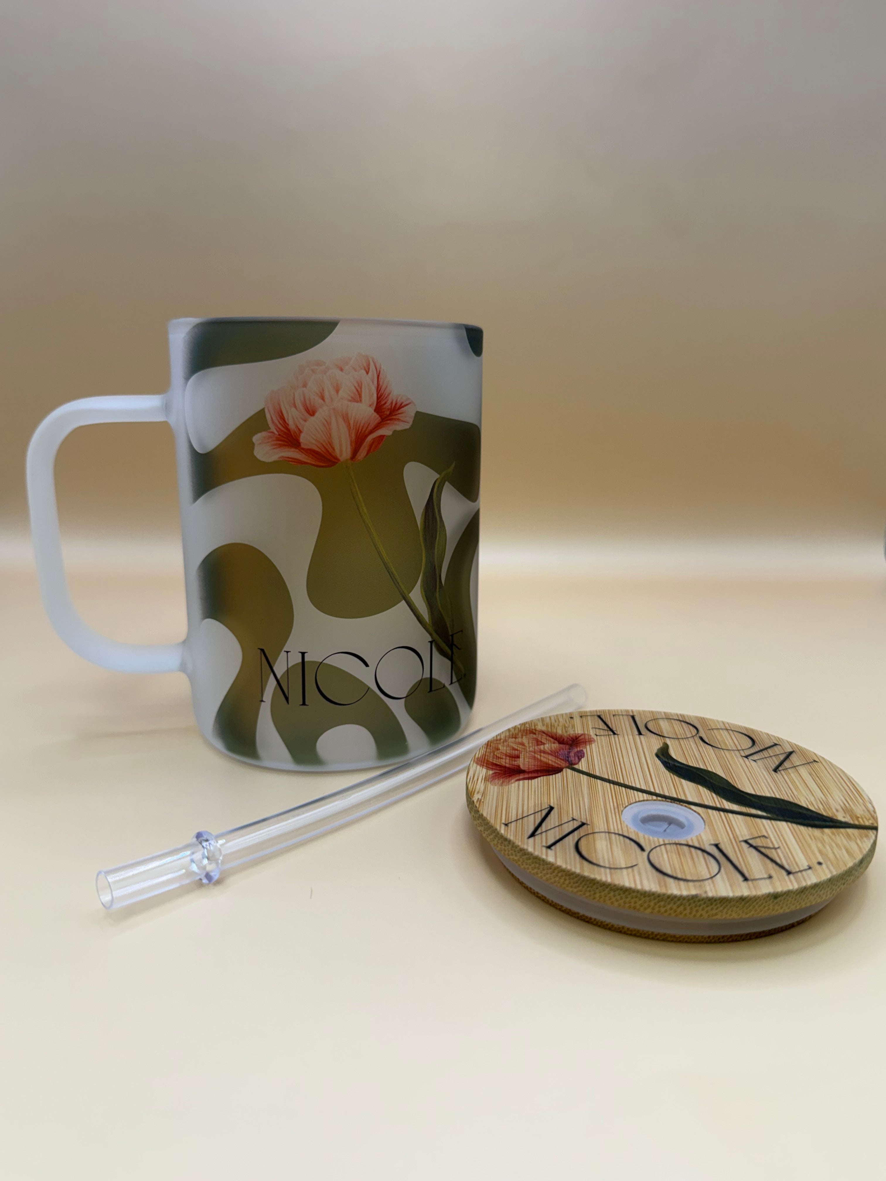 "Say My Name Say My Name" – Personalized Frosted Glass Travel Mug