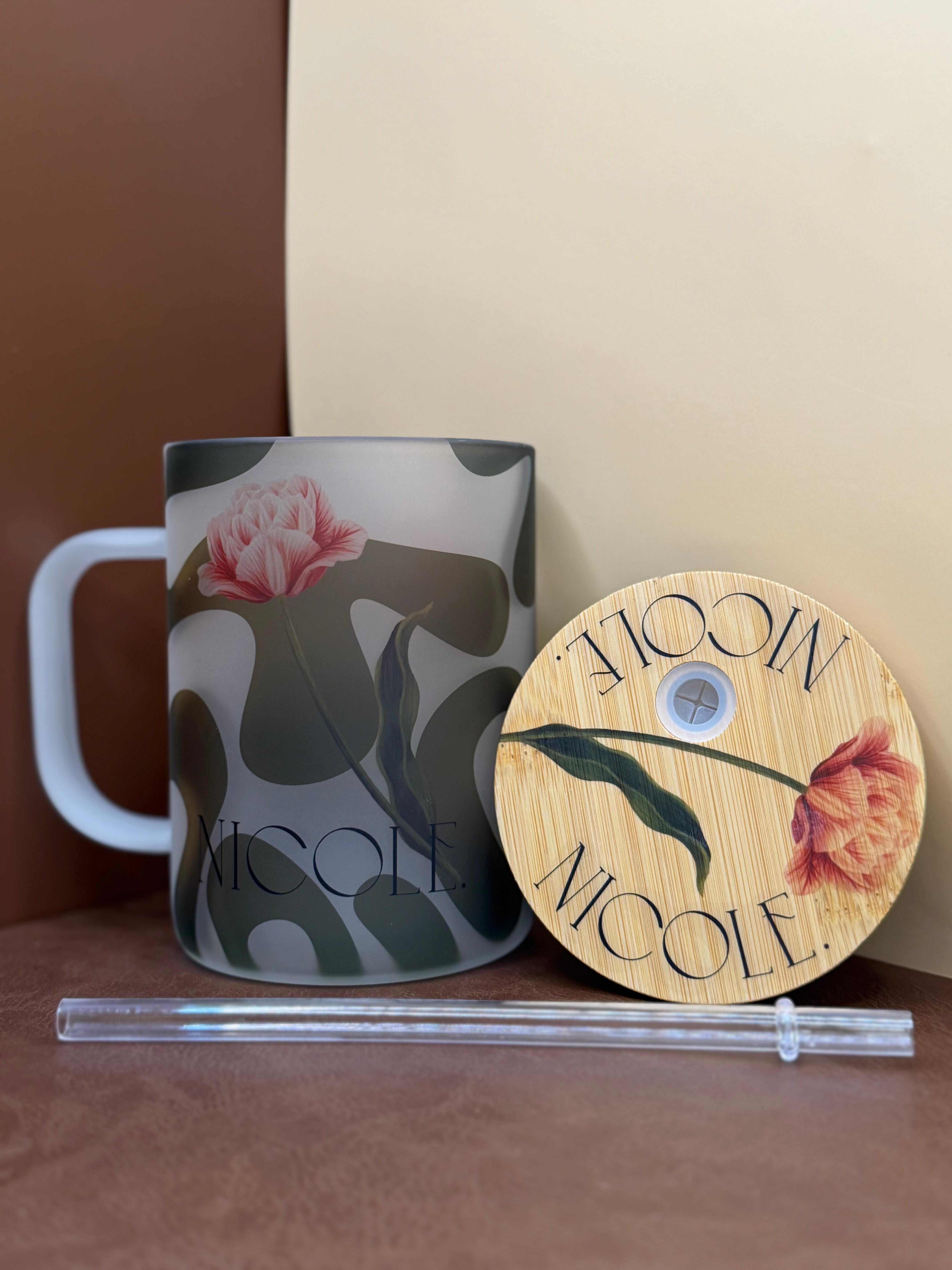 "Say My Name Say My Name" – Personalized Frosted Glass Travel Mug