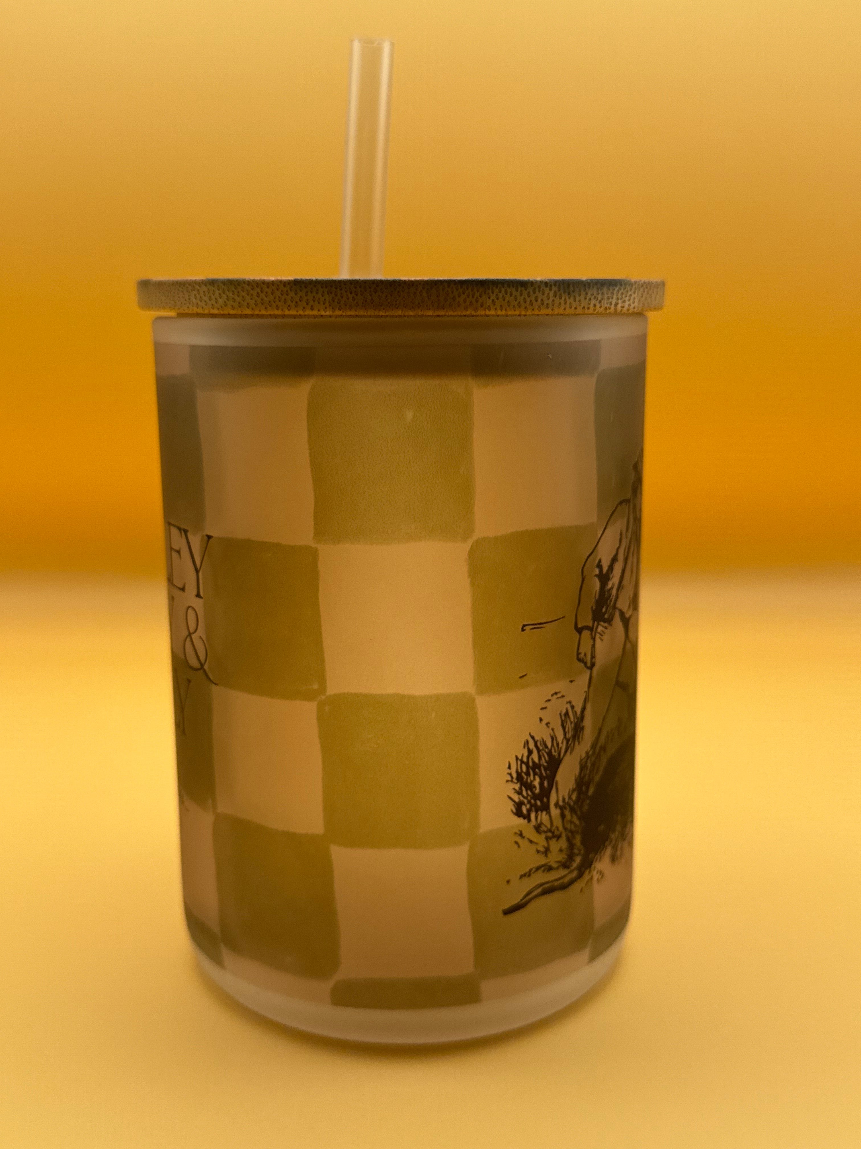 An Ode for Him – Frosted Glass Travel Mug