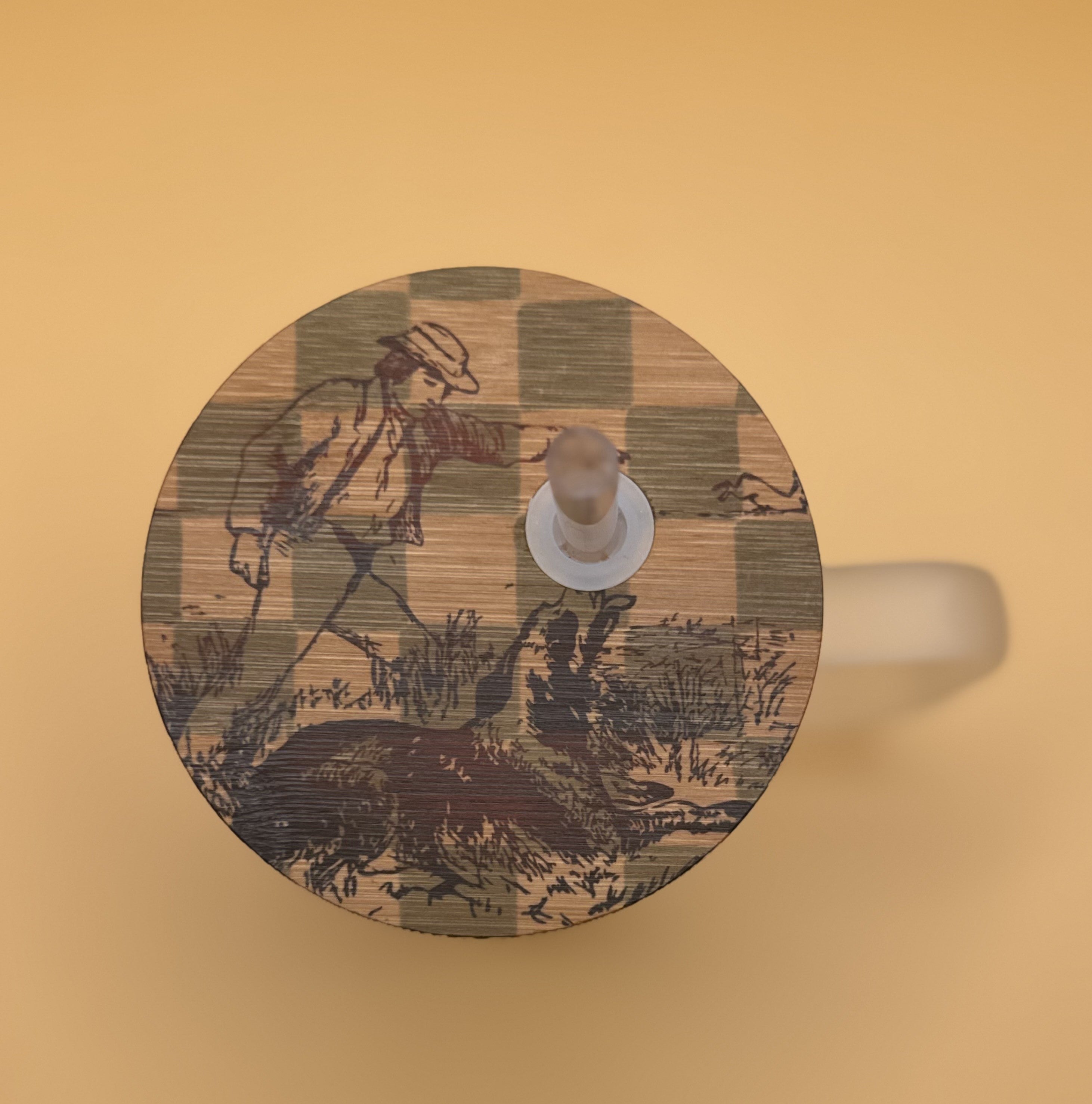 An Ode for Him – Frosted Glass Travel Mug