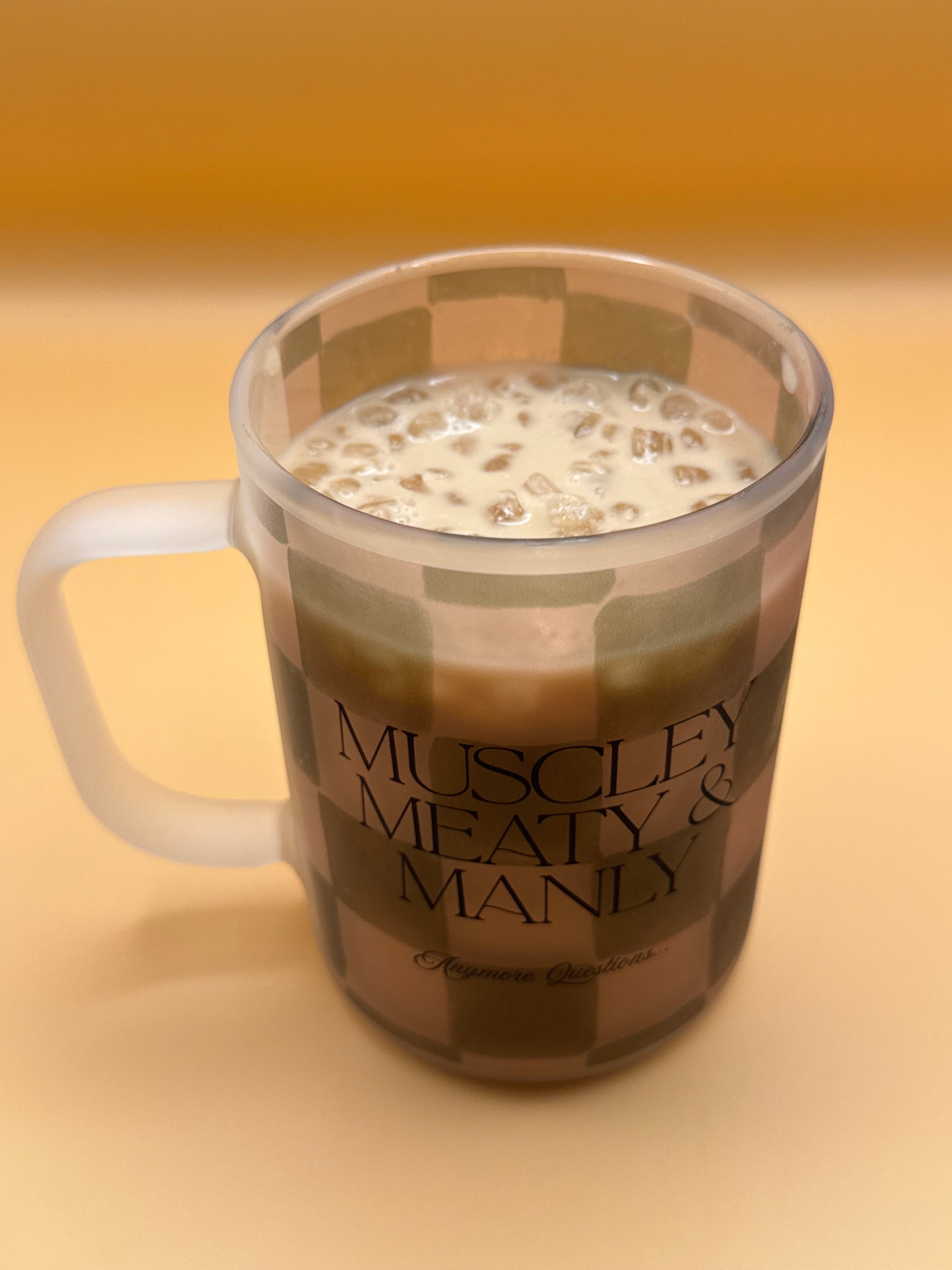 An Ode for Him – Frosted Glass Travel Mug