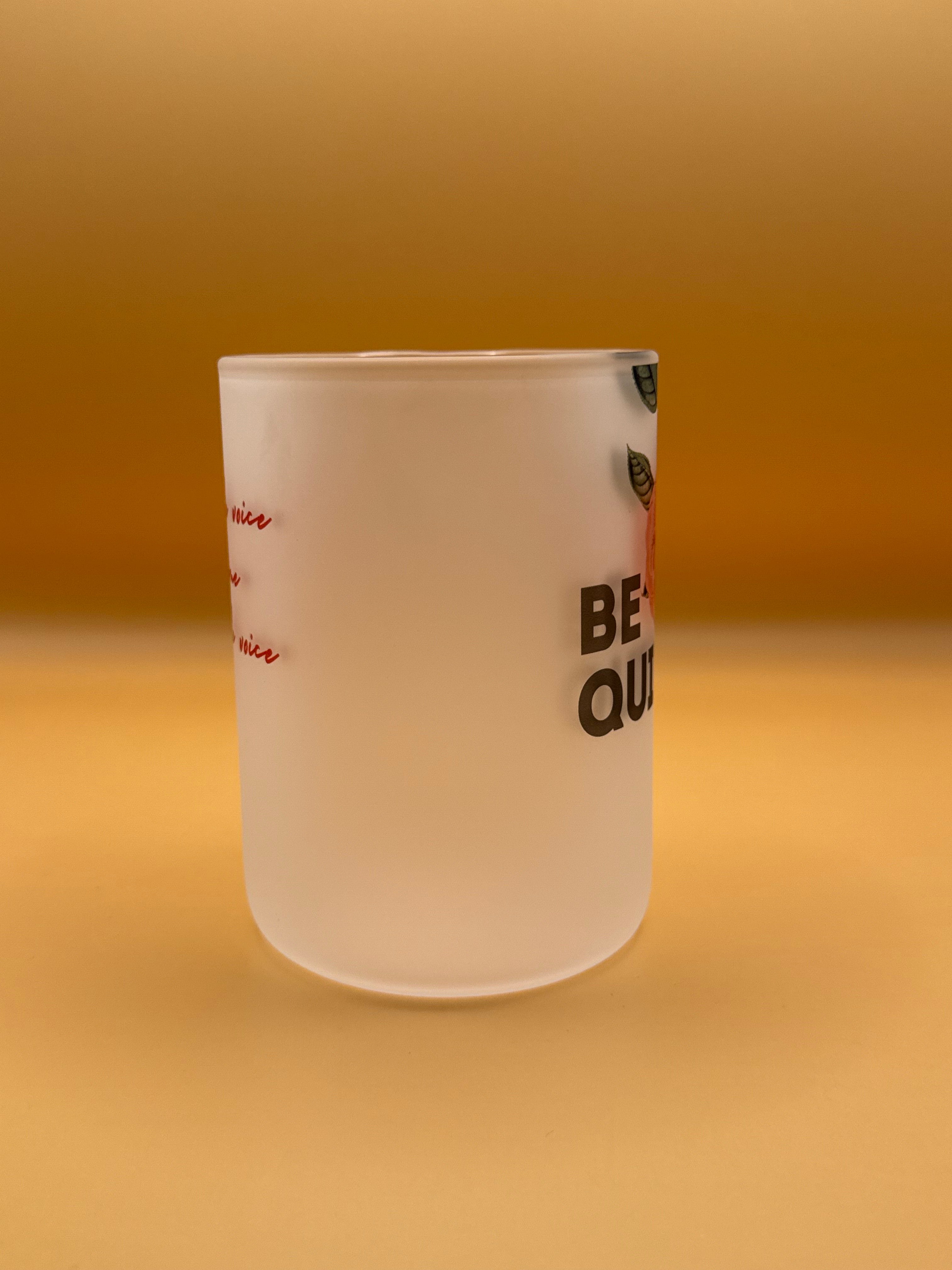 POV Morning – Frosted Glass Travel Mug