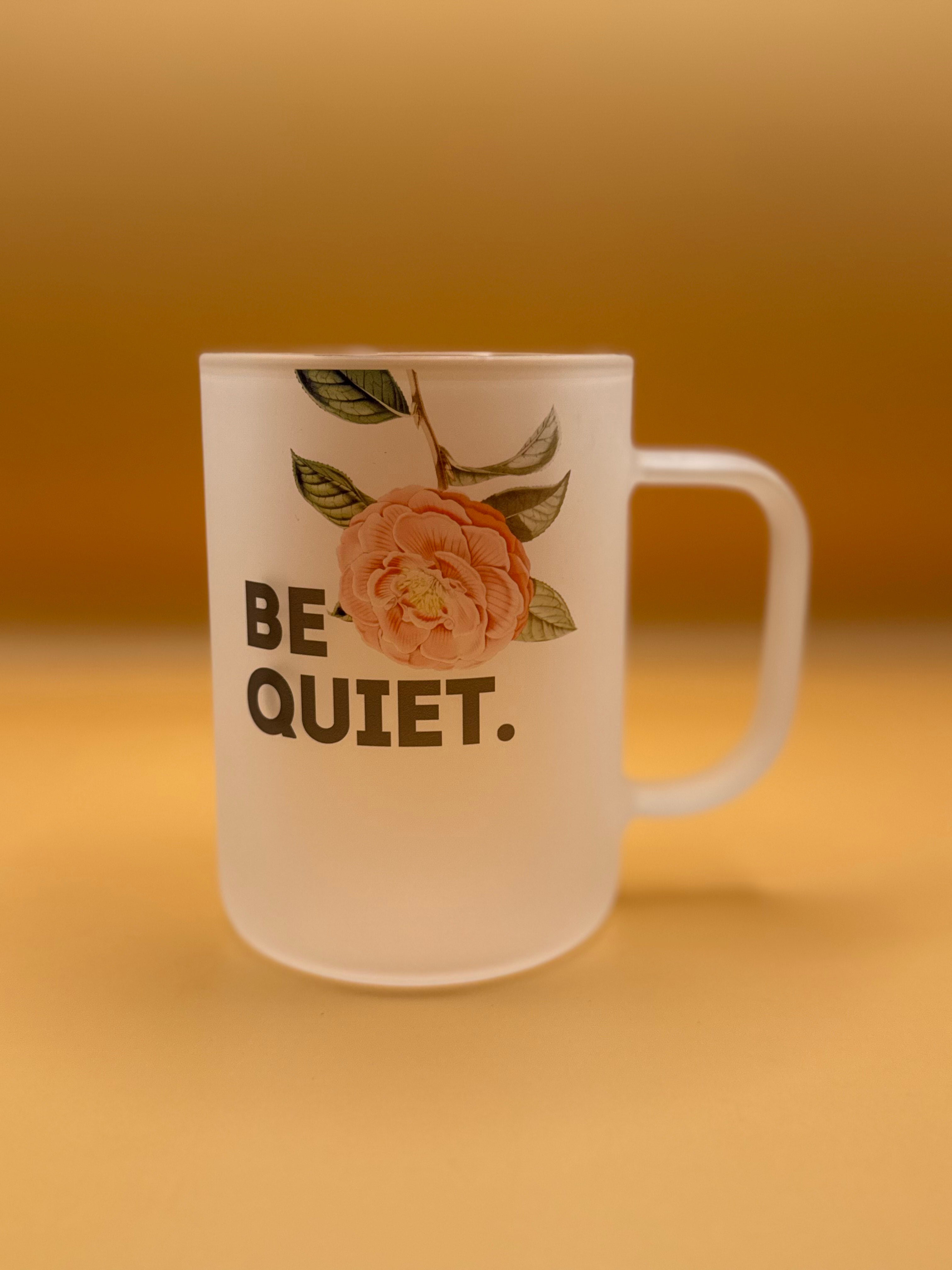 POV Morning – Frosted Glass Travel Mug