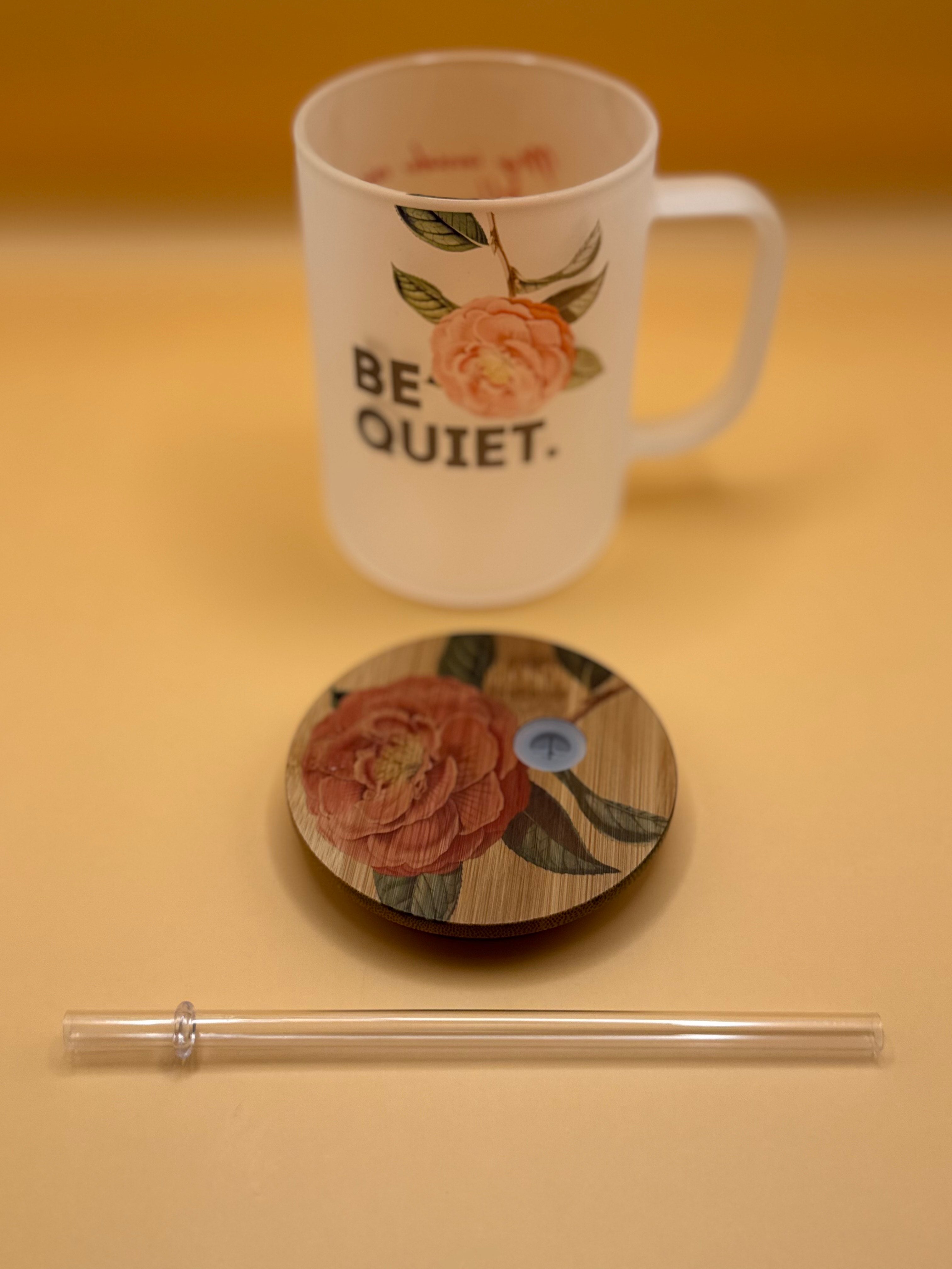 POV Morning – Frosted Glass Travel Mug